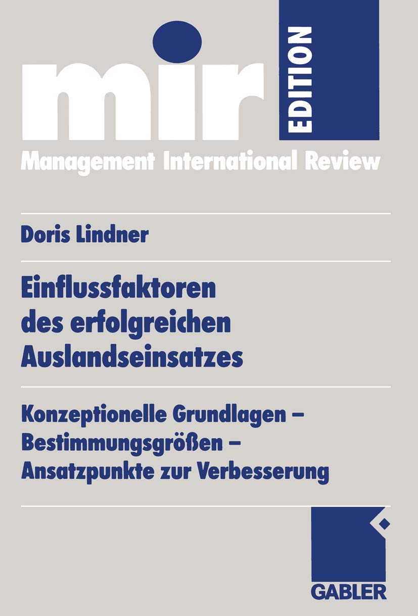 Einflussfaktoren des erfolgreichen Auslandseinsatzes Law