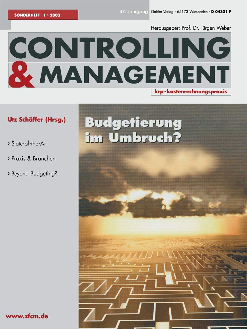 Product Image: Budgetierung im Umbruch ?