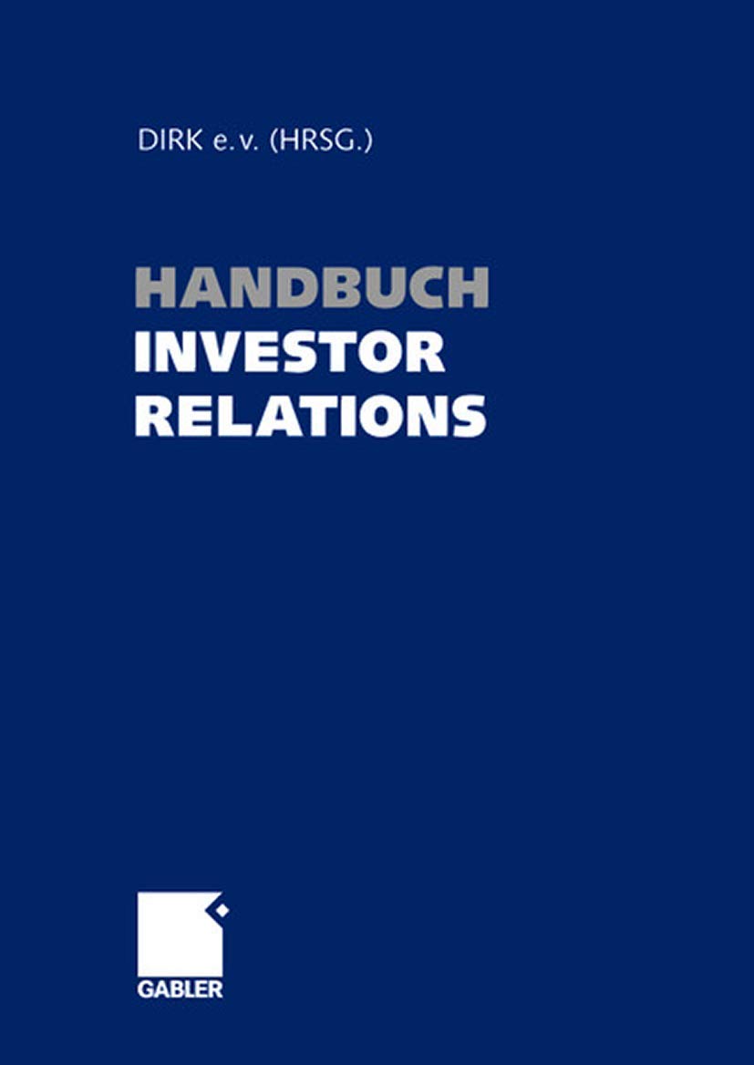 Handbuch Investor Relations Law