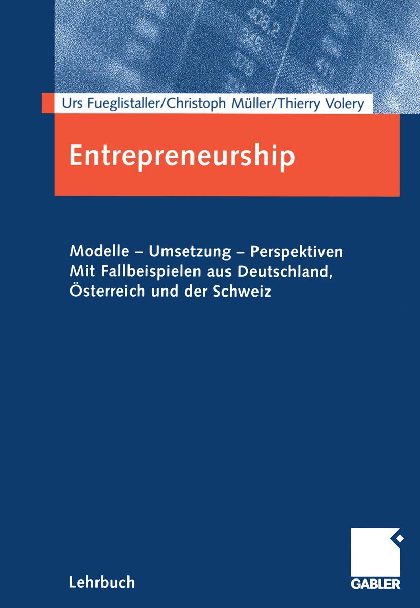 Entrepreneurship: Modelle - Umsetzung - Perspektiven Law