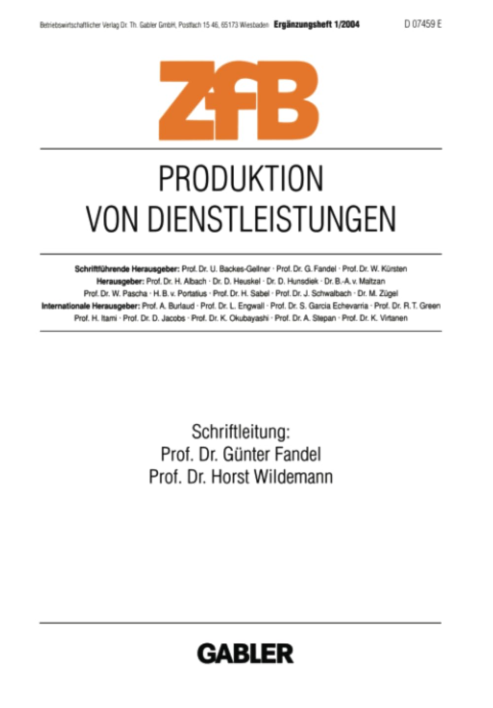 Produktion von Dienstleistungen Law