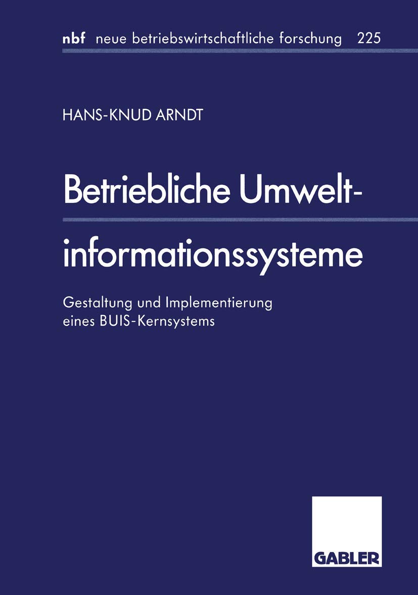 Betriebliche Umweltinformationssysteme book