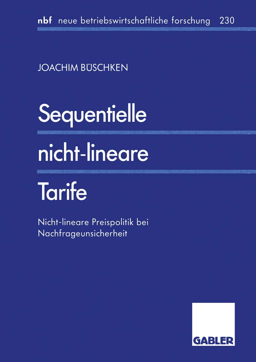 Sequentielle nicht-lineare Tarife Law