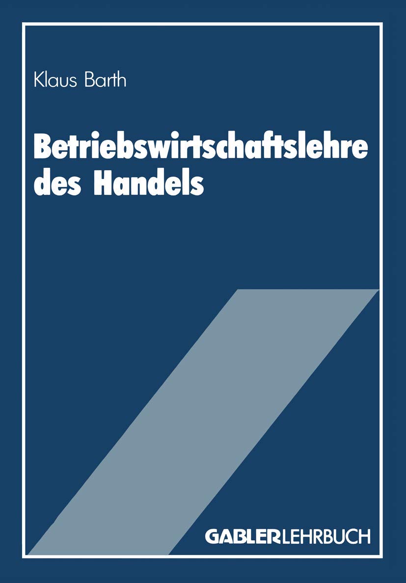 Betriebswirtschaftslehre des Handels Law