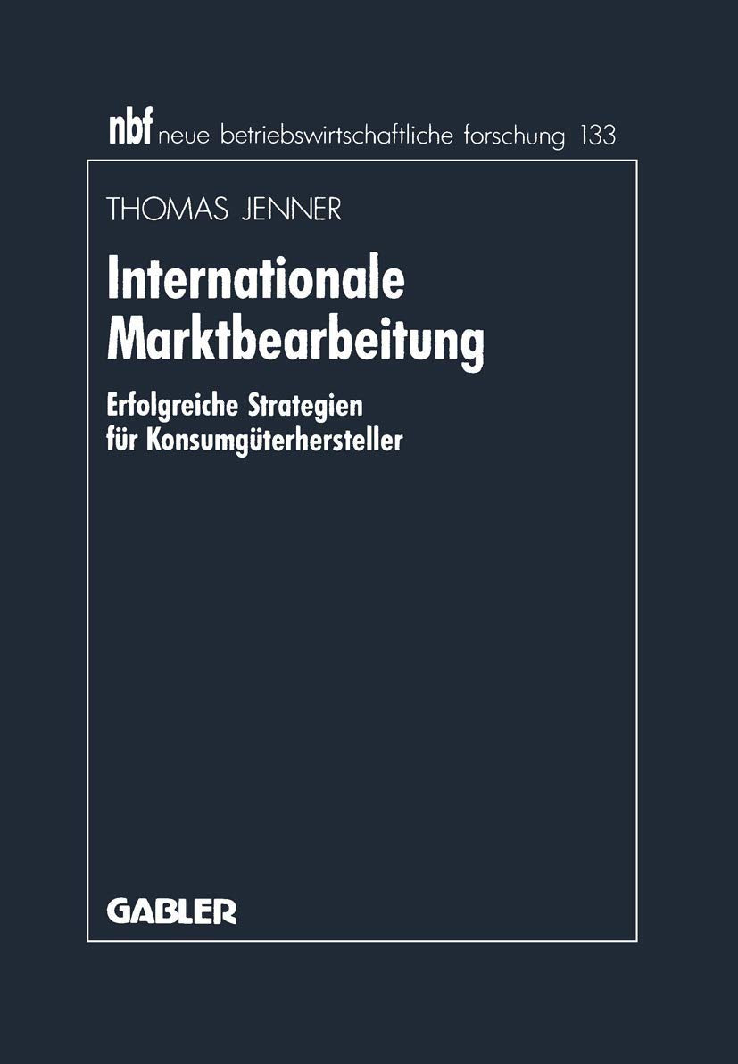 Product Image: Internationale Marktbearbeitung