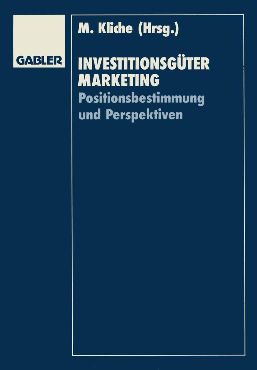 Investitionsgütermarketing Law