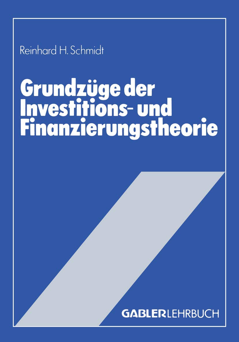Grundzüge der Investitions- und Finanzierungstheorie Law