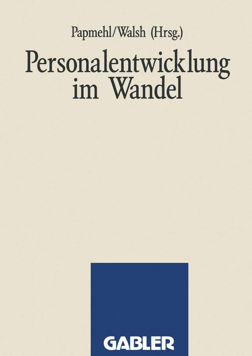 Personalentwicklung im Wandel (Gabler Praxis) Law