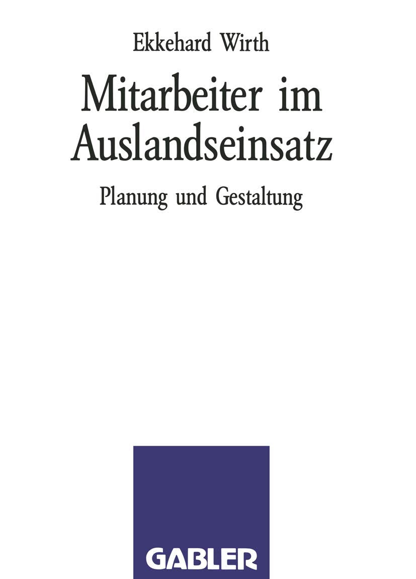 Mitarbeiter im Auslandseinsatz (German Edition): Planung und Gestaltung Law