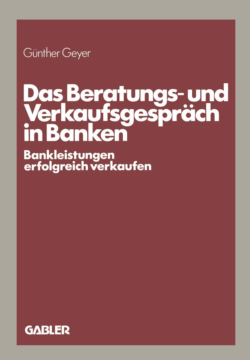 Das Beratungs- und Verkaufsgespräch in Banken Law