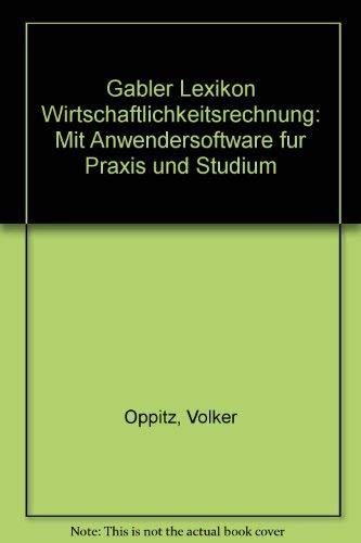 Gabler Lexikon Wirtschaftlichkeitsrechnung, m. Diskette (3 1/2 Zoll) Books