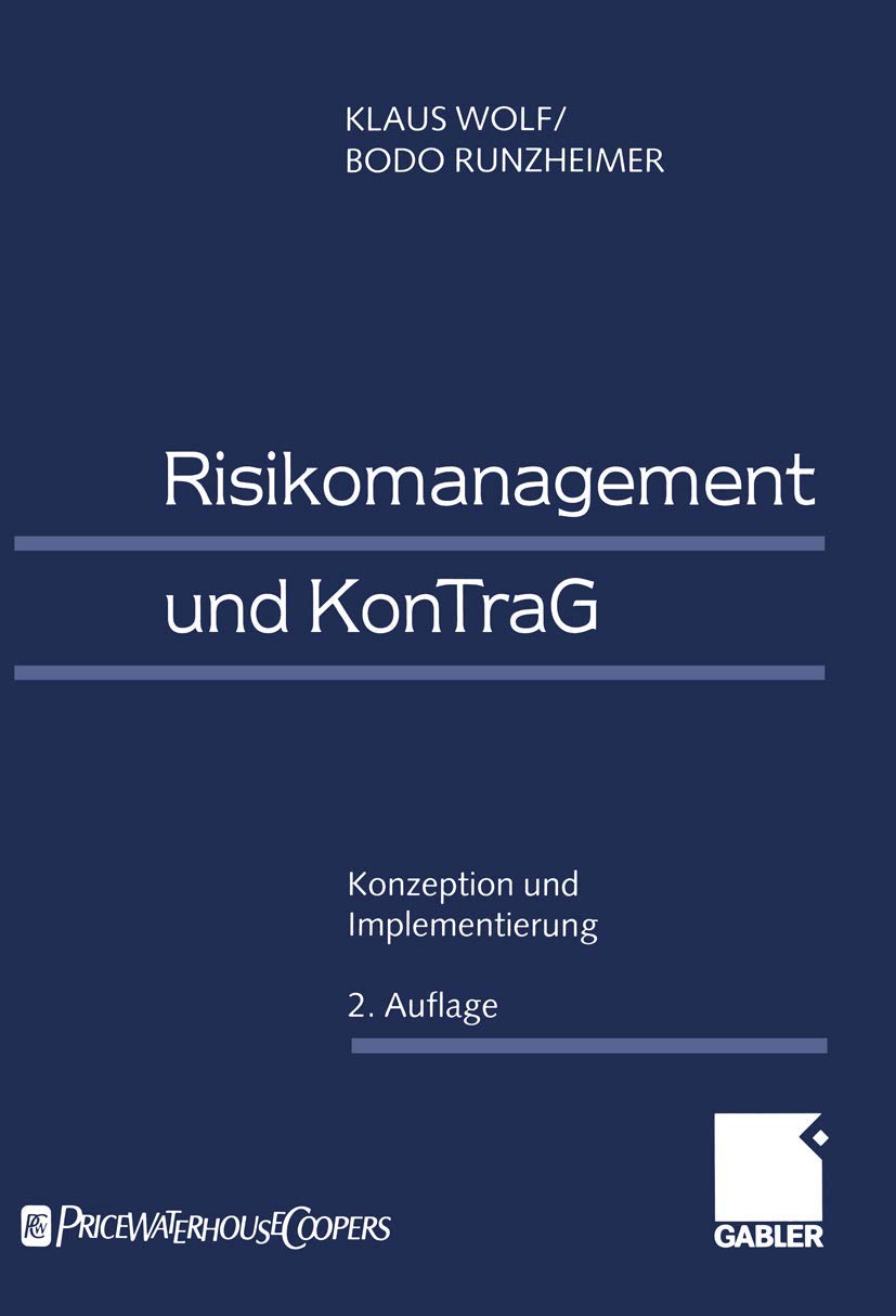 Product Image: Risikomanagement und KonTraG: Konzeption und Implementierung