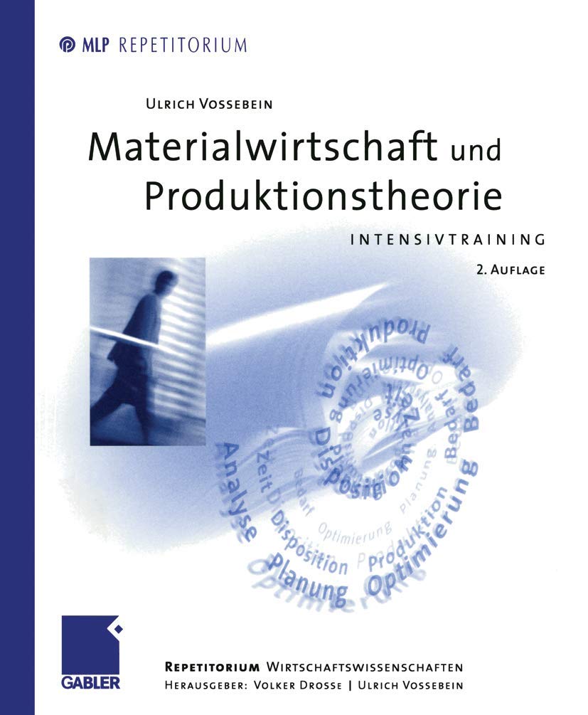 Materialwirtschaft und Produktionstheorie book