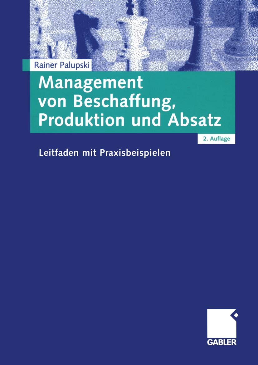 Management von Beschaffung, Produktion und Absatz Law