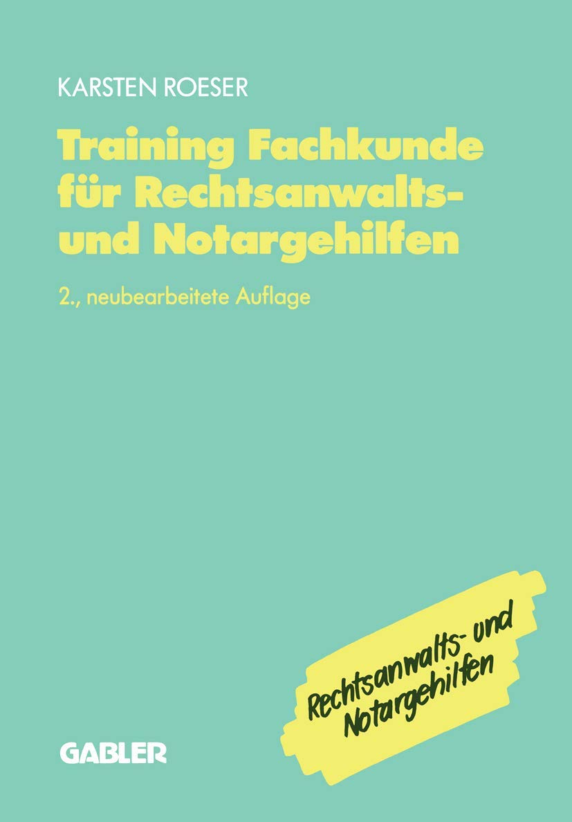 Training Fachkunde für Rechtsanwalts- und Notargehilfen Law