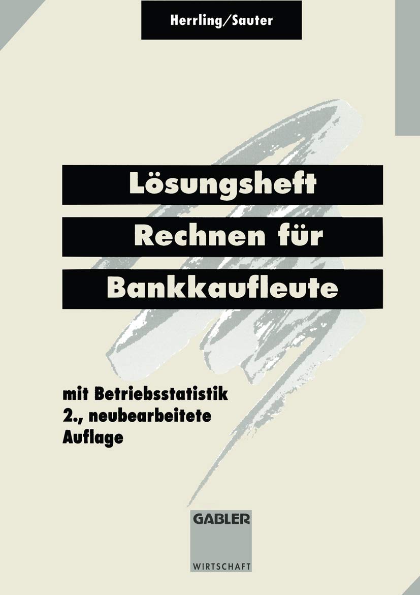 Lösungsheft Rechnen für Bankkaufleute Law