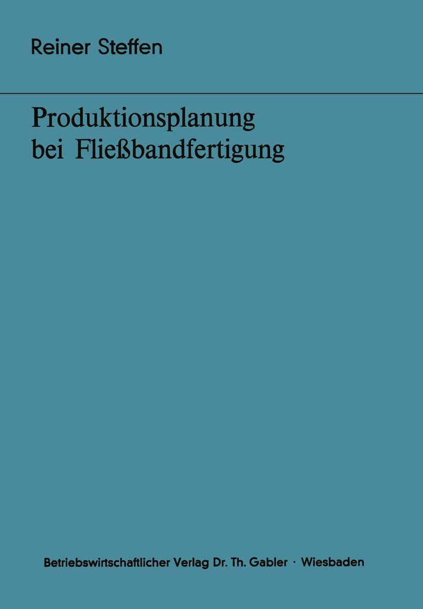 Produktionsplanung bei Fließbandfertigung Law