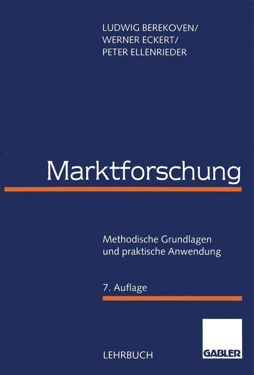 Marktforschung: Methodische Grundlagen und praktische Anwendung Law