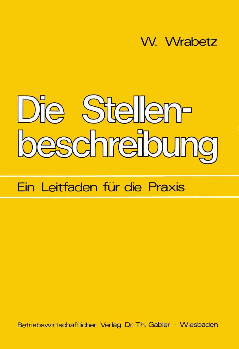 Die Stellenbeschreibung Law