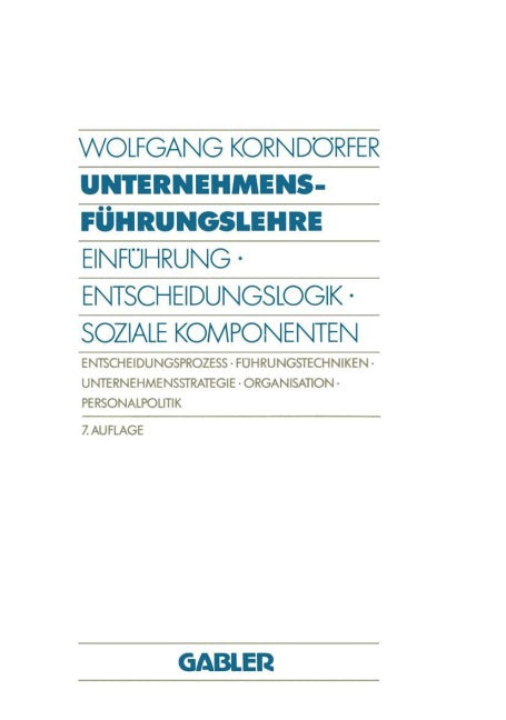 Unternehmensführungslehre Business, Finance & Career