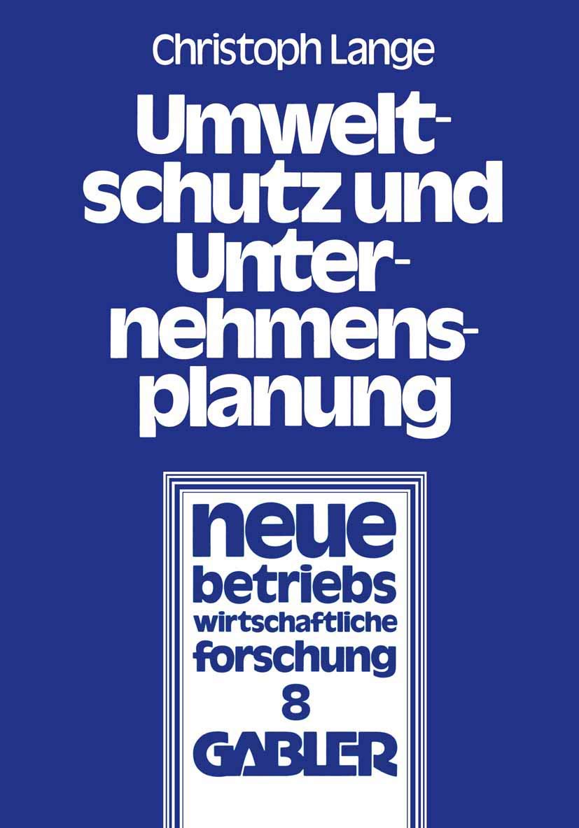 Umweltschutz und Unternehmensplanung Law