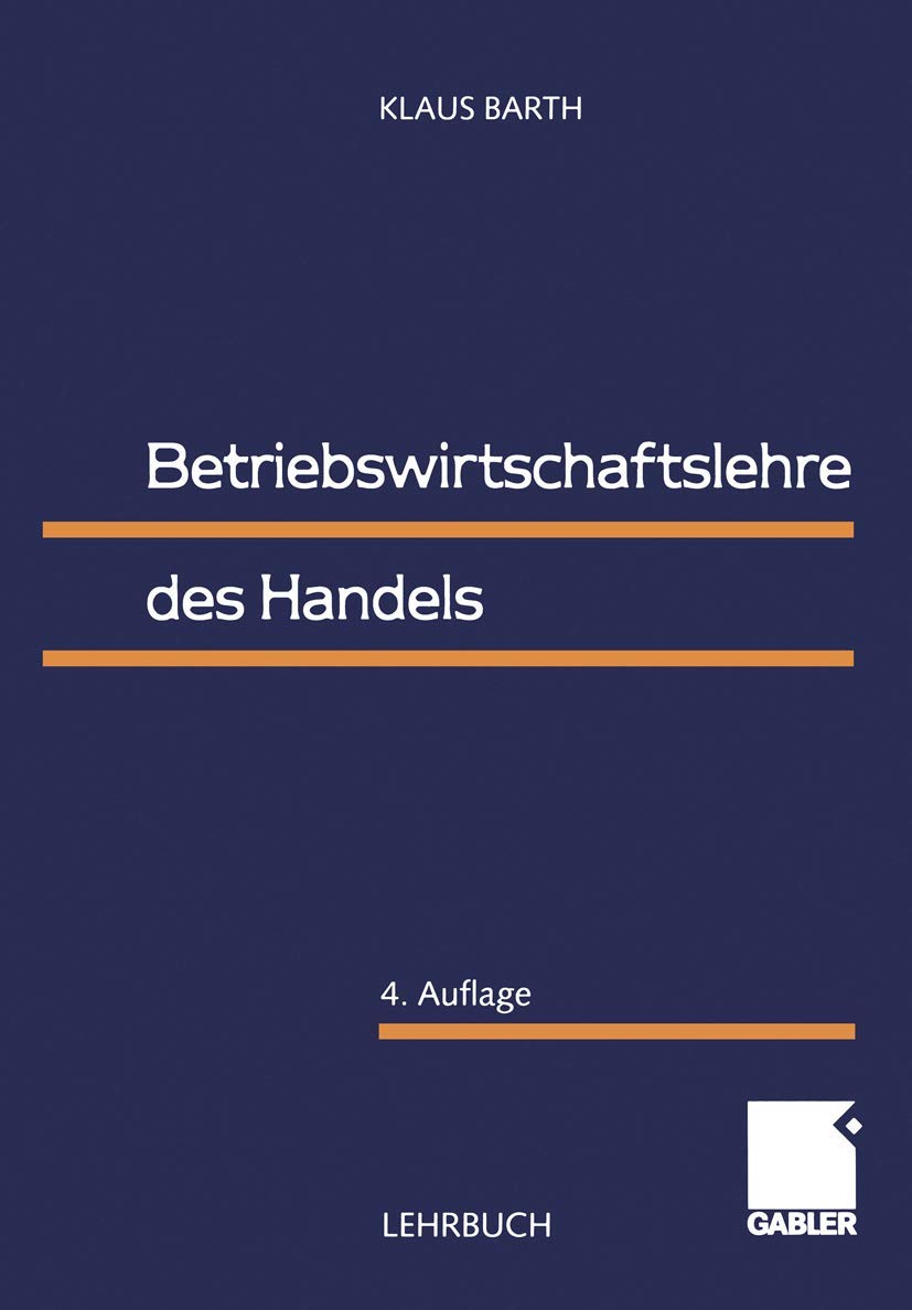 Betriebswirtschaftslehre des Handels Law