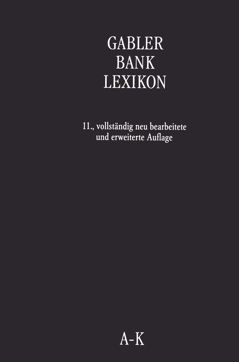 Gabler Bank Lexikon Law
