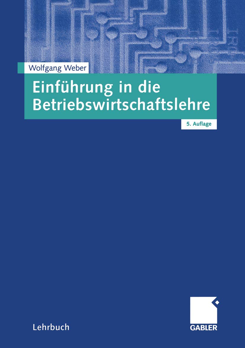 Einführung in die Betriebswirtschaftslehre Law