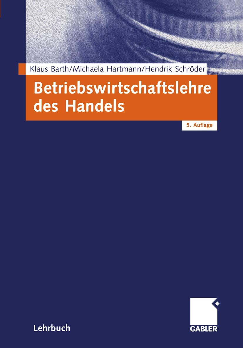 Betriebswirtschaftslehre des Handels Law
