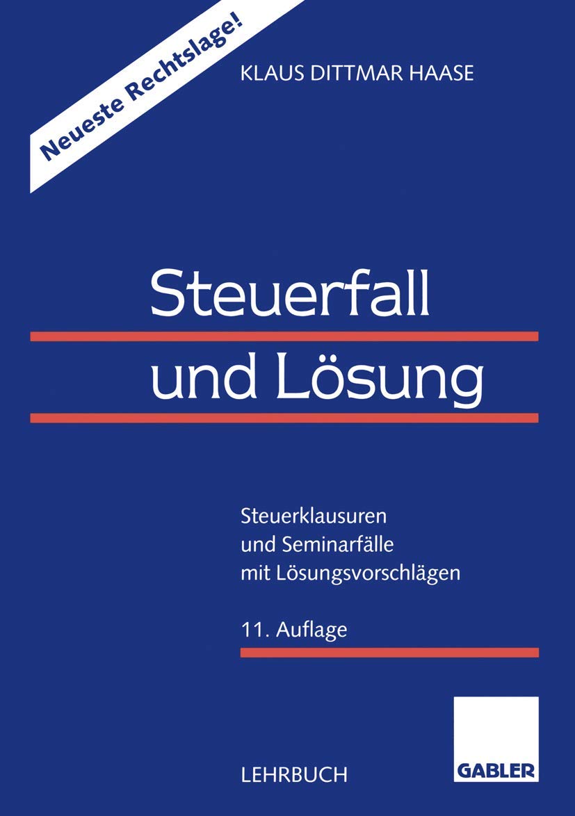 Steuerfall und Lösung Law