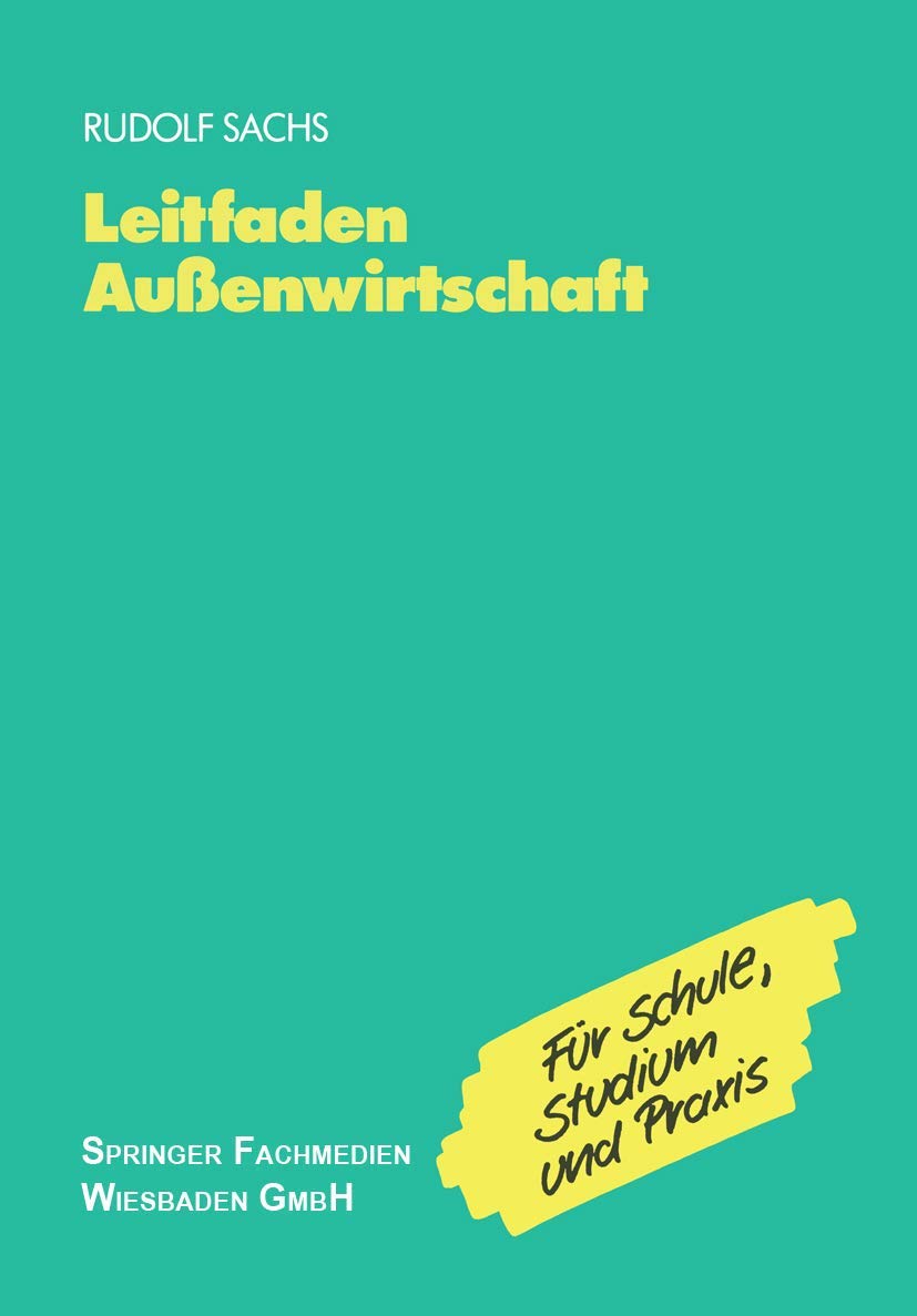 Leitfaden Außenwirtschaft Law Books