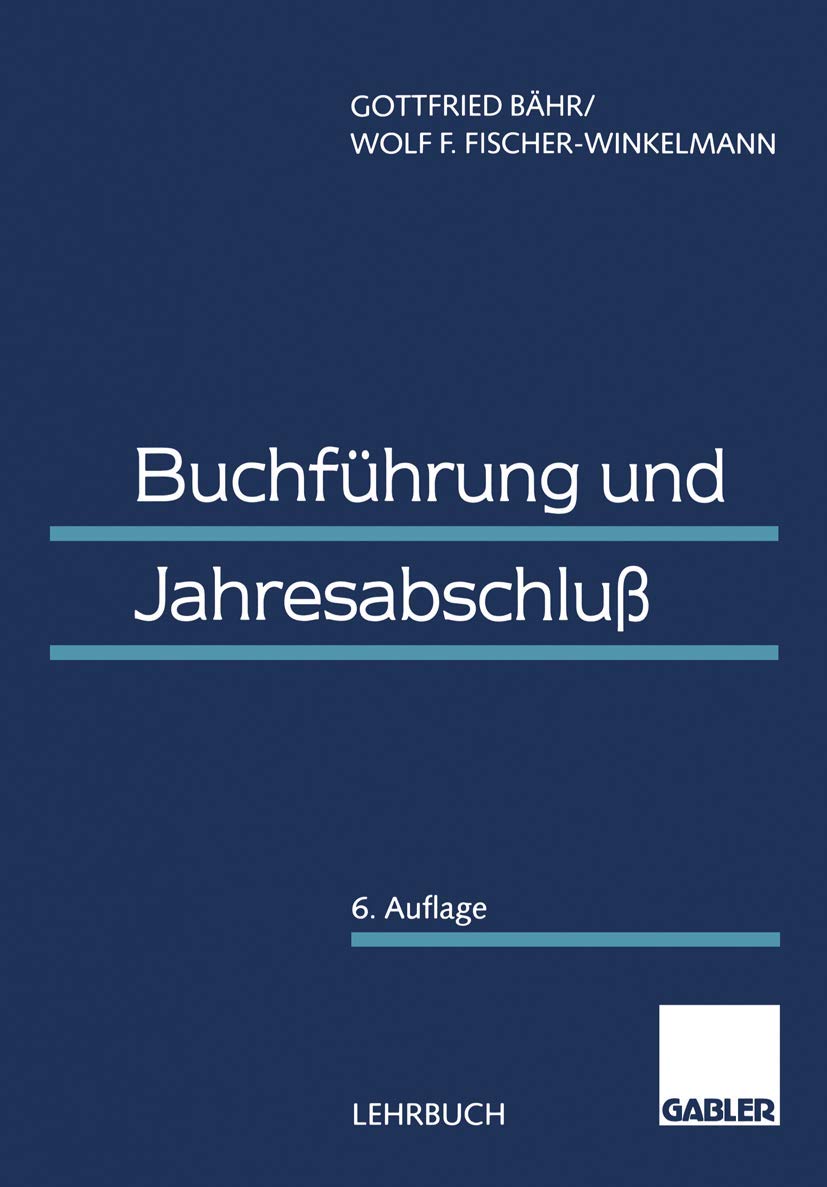 Buchführung und Jahresabschluß Law