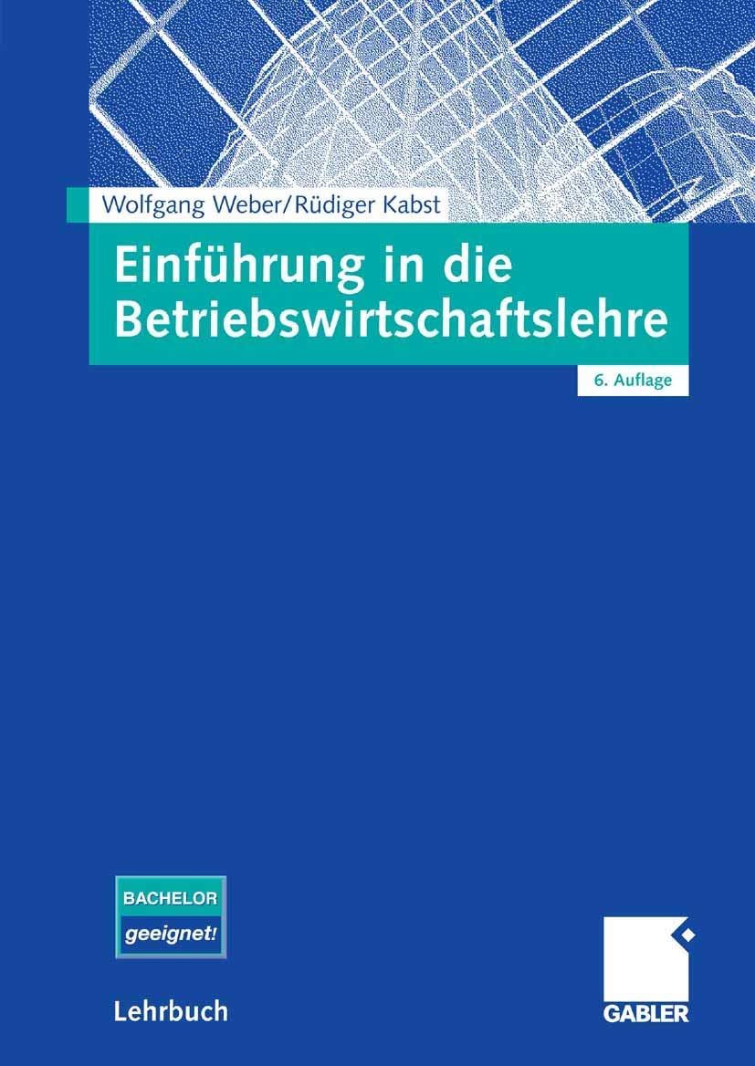 Einführung in die Betriebswirtschaftslehre Law
