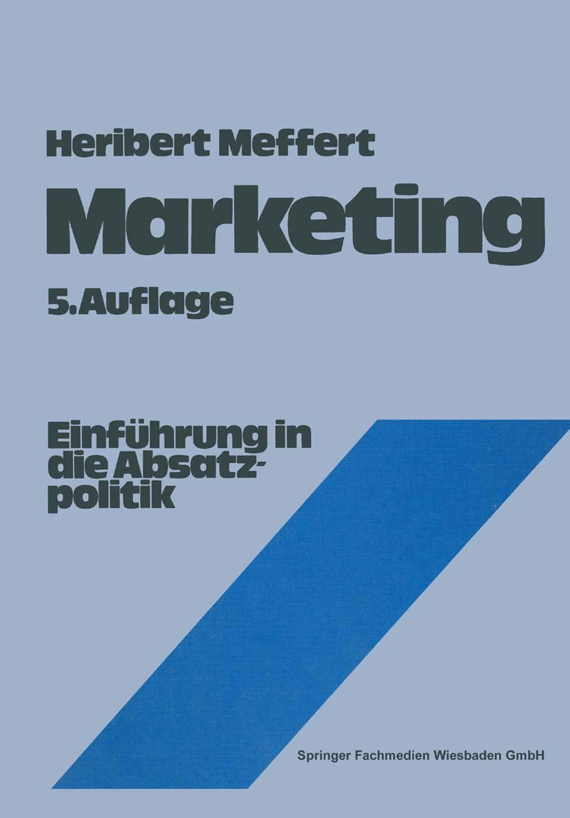 Marketing: Einführung in die Absatzpolitik Law