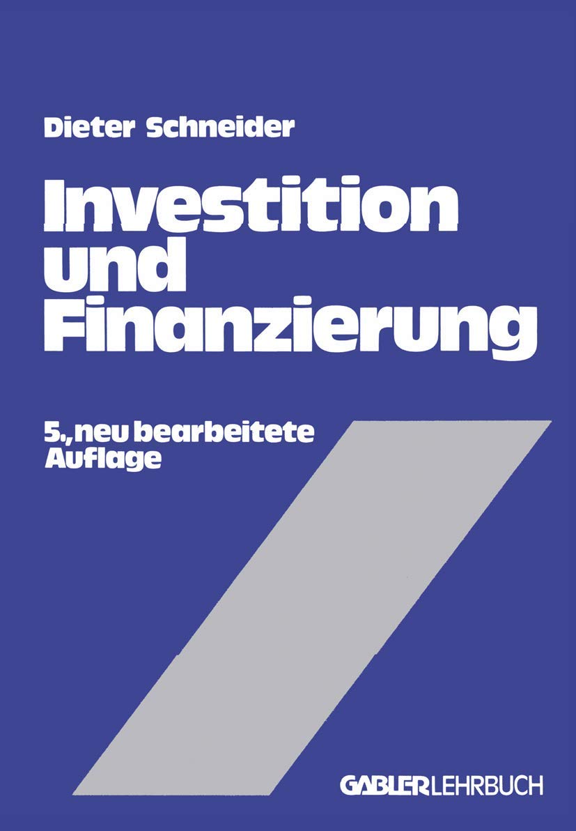 Investition und Finanzierung Law