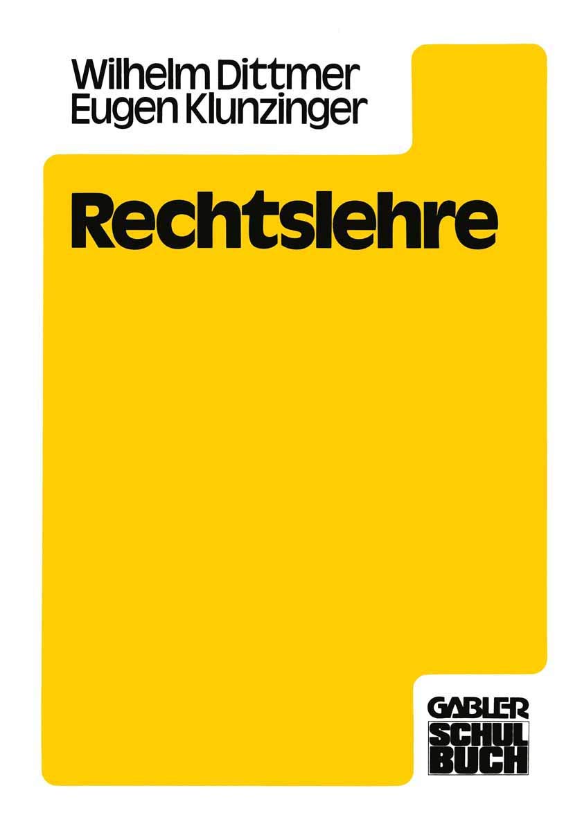 Rechtslehre (German Edition) Law