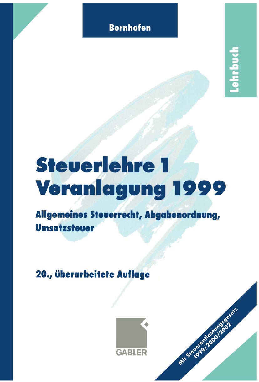 Steuerlehre 1, Lehrbuch Law