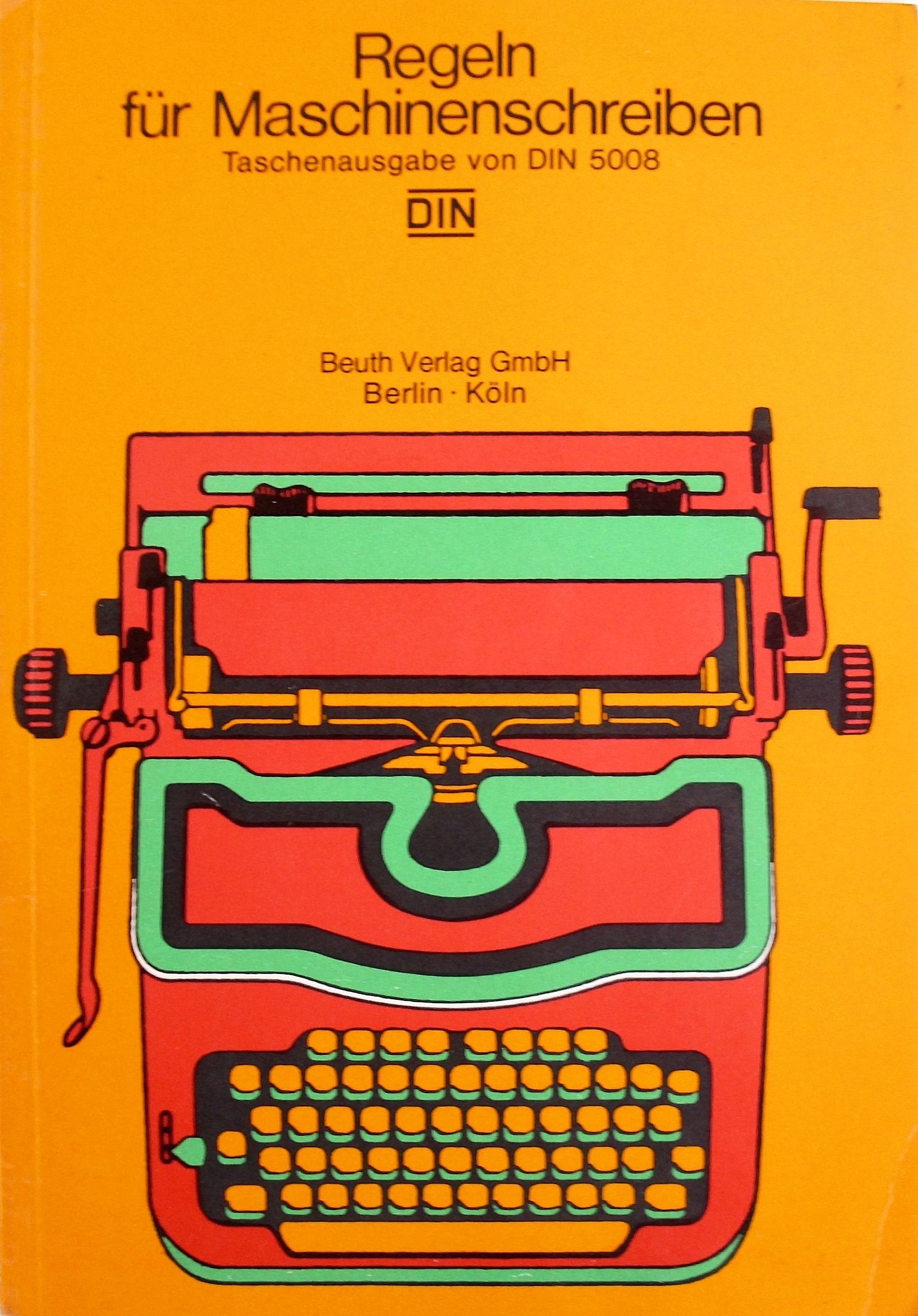 Regeln für Maschinenschreiben Film, Art & Culture