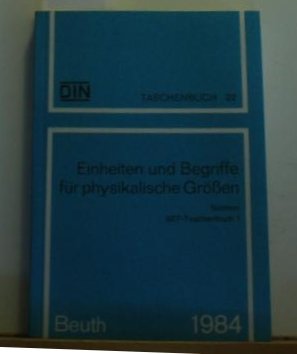 Normen für Größen und Einheiten in Naturwissenschaft und Technik Books