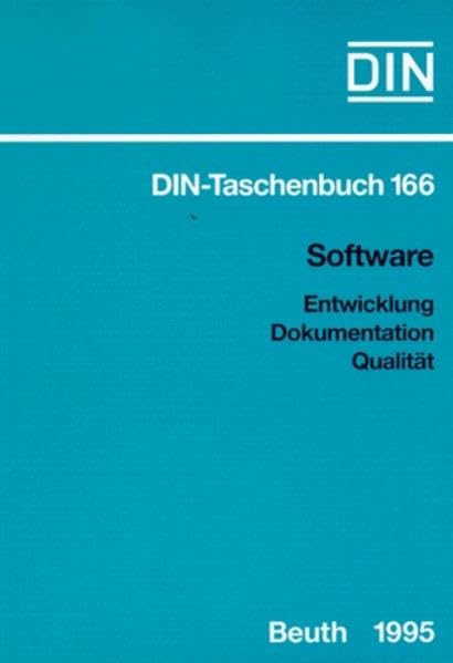 DIN-Taschenbuch 166. Software - Entwicklung, Dokumentation, Qualität. Normen (Informationstechnik 4) Business & Technology