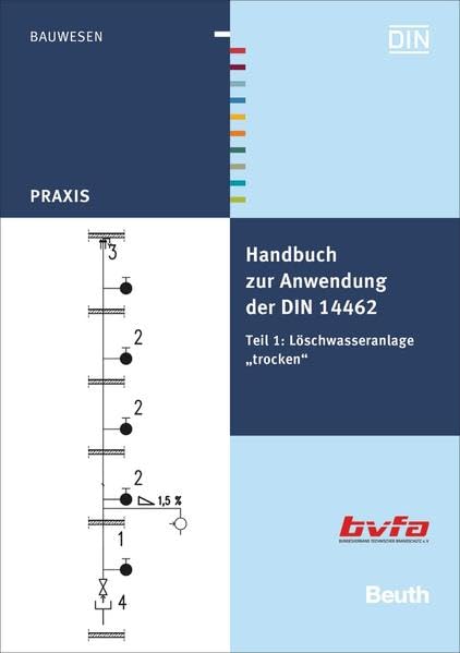 Handbuch zur Anwendung der DIN 14462 - Buch mit E-Book: Teil 1: Löschwasseranlage "trocken" (DIN Media Praxis) Business & Technology