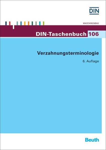 Verzahnungsterminologie (DIN-Taschenbuch) Business & Technology