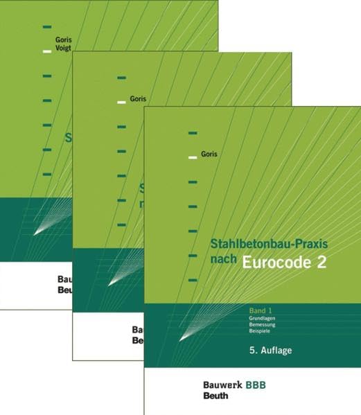 Stahlbetonbau-Praxis. 3 Bände: Paket: Band 1, Band 2 und Band 3 Bauwerk-Basis-Bibliothek book
