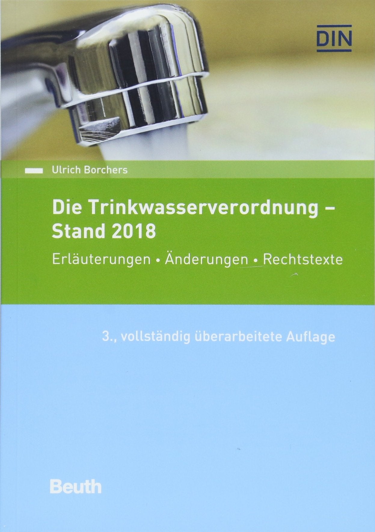 Die Trinkwasserverordnung - Stand 2018 book