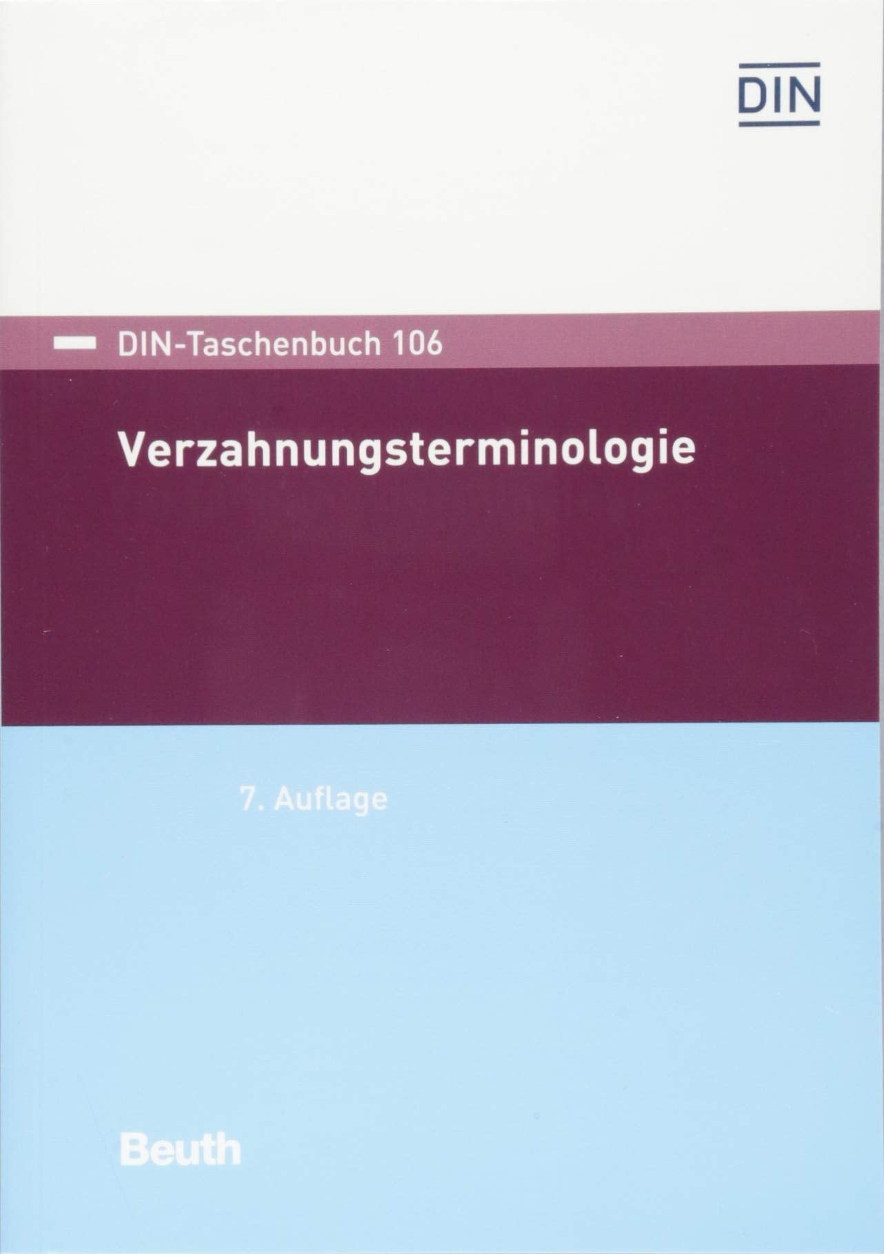 Verzahnungsterminologie (DIN-Taschenbuch) Business & Technology