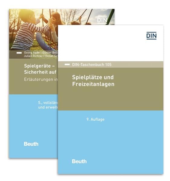 Sichere Spielplätze und Spielgeräte: Paket: Kommentar "Spielgeräte - Sicherheit auf Europas Spielplätzen" und DIN-Taschenbuch 105 "Spielplätze und ... (DIN-Taschenbuch und DIN Media Kommentar) Business & Technology