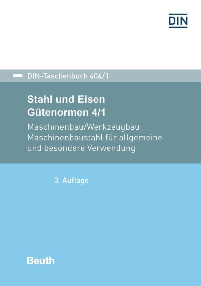 Product Image: Stahl und Eisen: Gütenormen 4/1