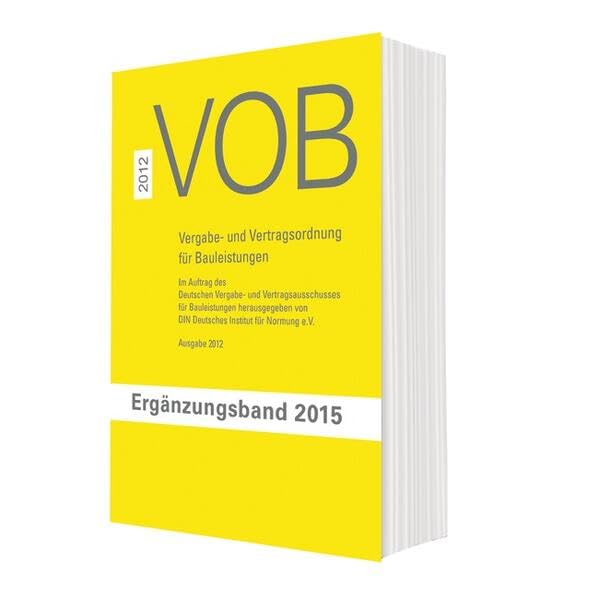 VOB Vergabe- und Vertragsordnung für Bauleistungen Law