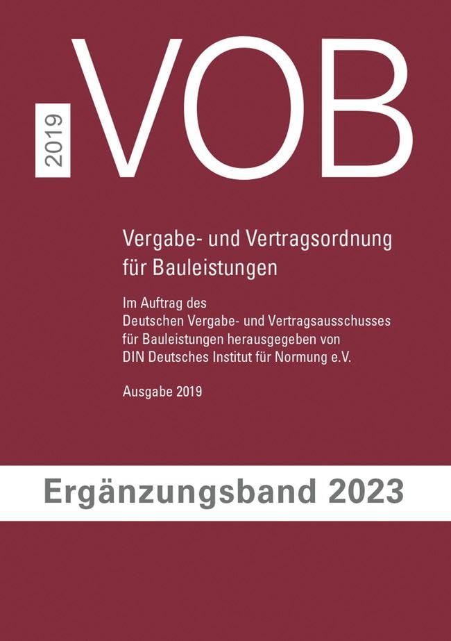 VOB Vergabe- und Vertragsordnung für Bauleistungen Law