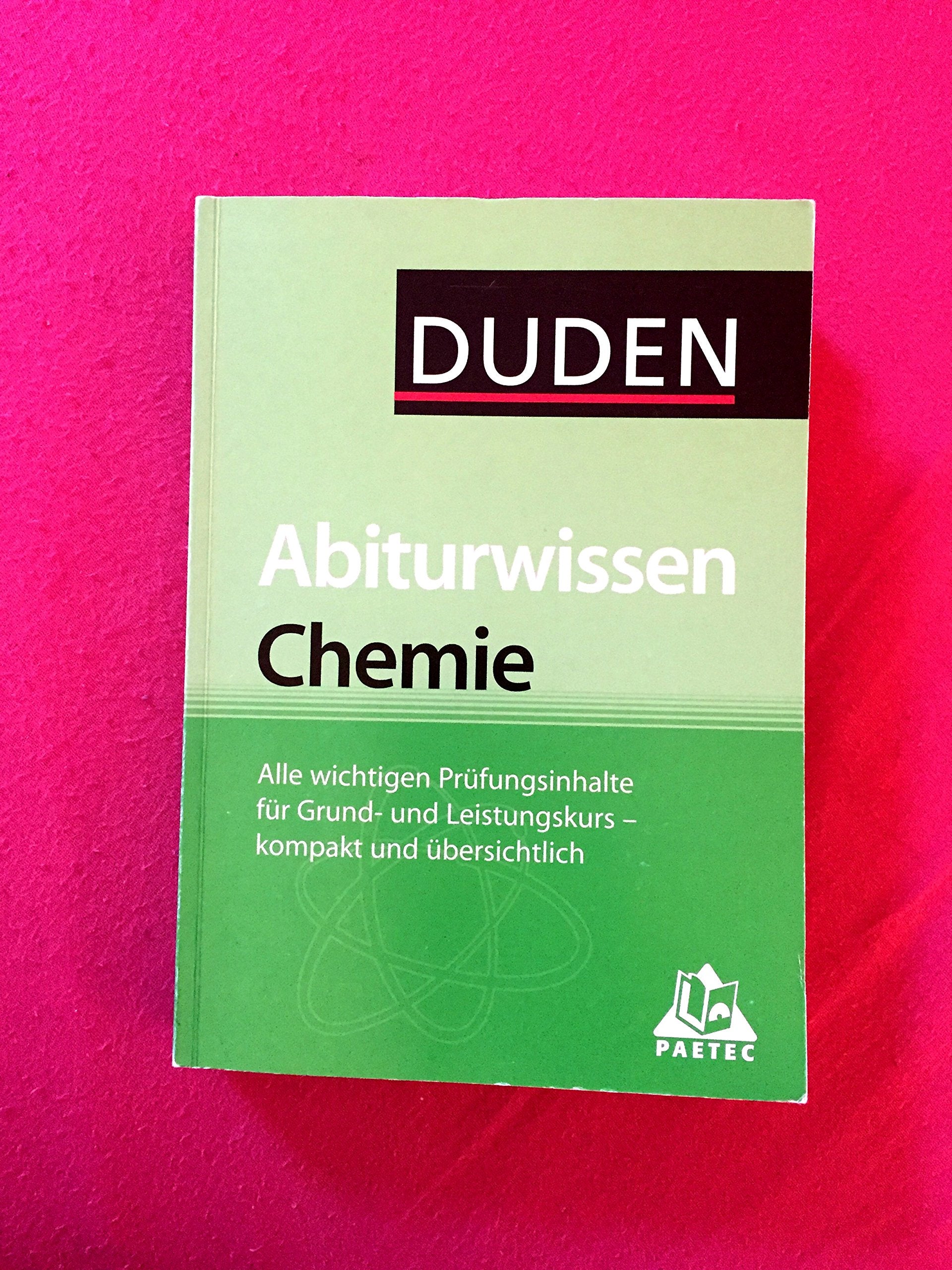 Duden Abiturwissen Chemie Books